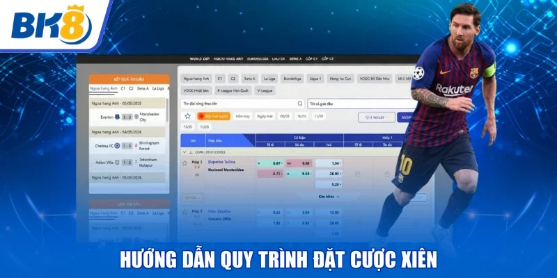 Hướng dẫn quy trình đặt cược xiên